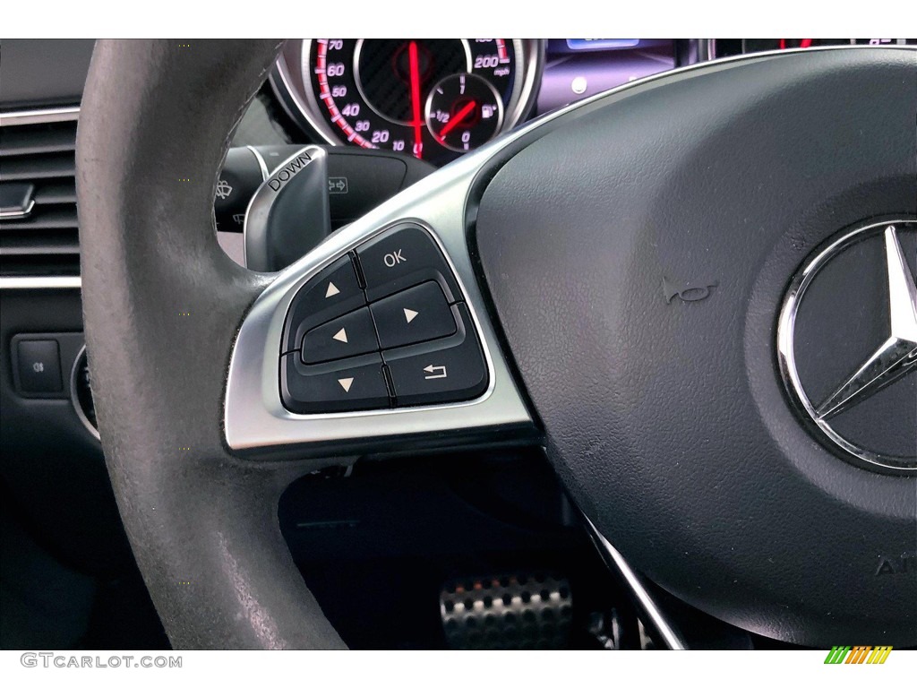 2019 Mercedes-Benz GLE 63 AMG 4Matic Coupe Black Steering Wheel Photo #144257341