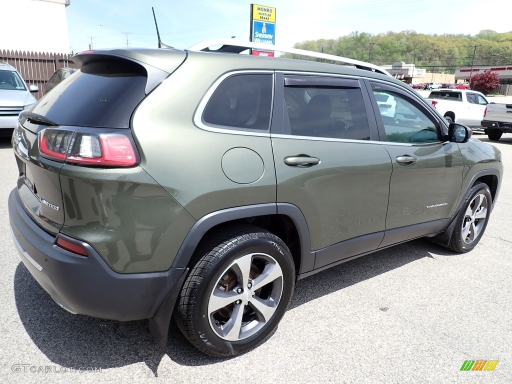 2019 Cherokee Limited 4x4 - Olive Green Pearl / Black/Ski Grey photo #6