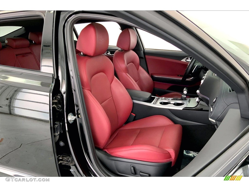 Black Interior 2019 Kia Stinger GT1 Photo #144258427