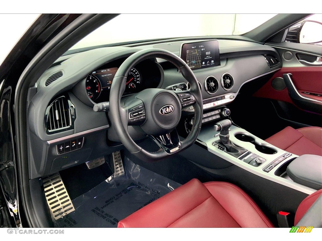 Black Interior 2019 Kia Stinger GT1 Photo #144258586