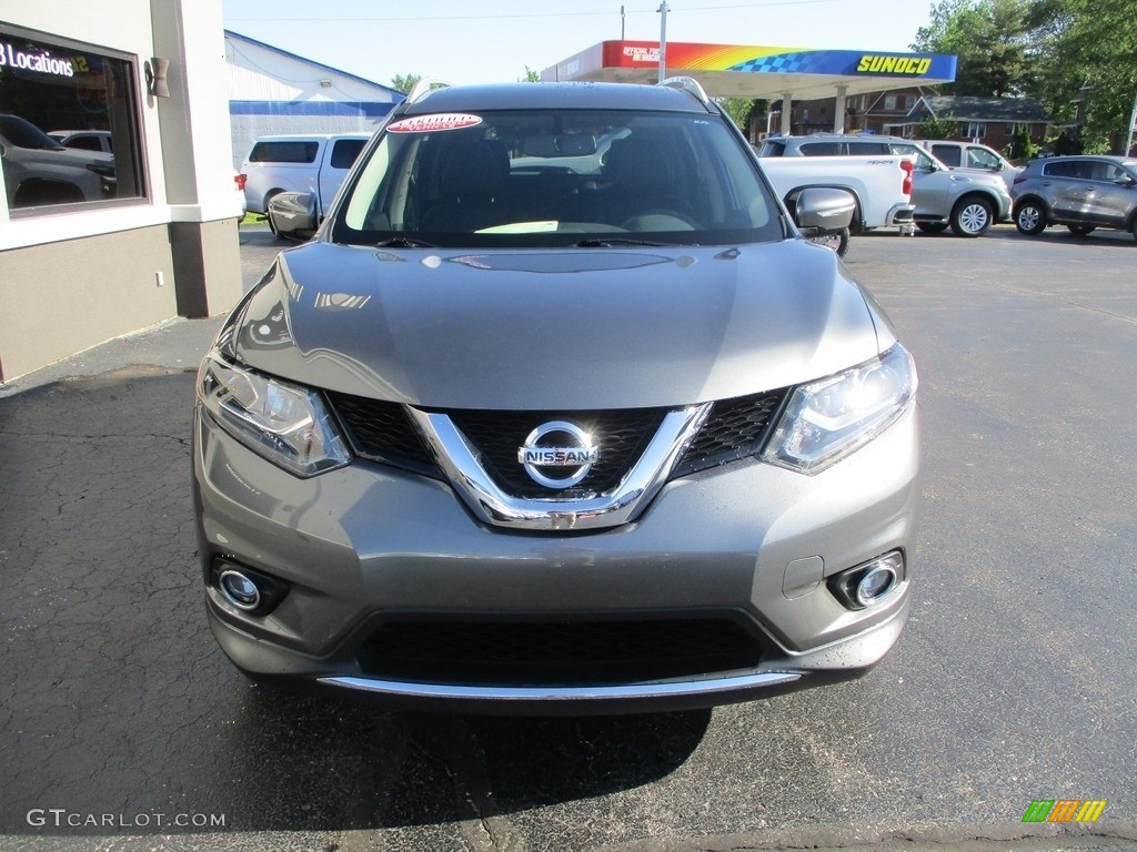 2015 Rogue SL AWD - Gun Metallic / Charcoal photo #2