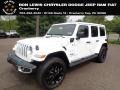 Bright White 2022 Jeep Wrangler Unlimited Sahara 4XE Hybrid