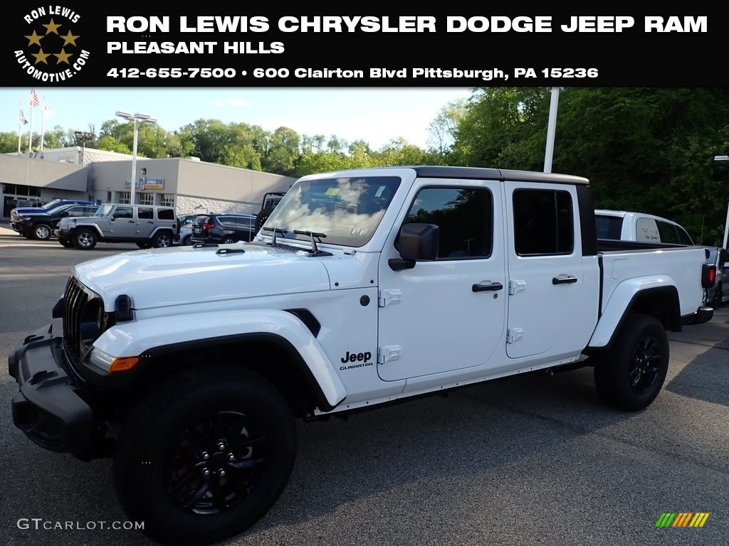 2022 Gladiator Sport 4x4 - Bright White / Black photo #1