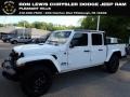 2022 Bright White Jeep Gladiator Sport 4x4  photo #1
