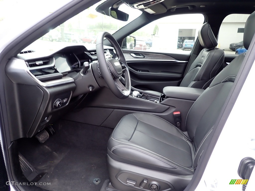 2022 Grand Cherokee Overland 4x4 - Bright White / Global Black photo #14