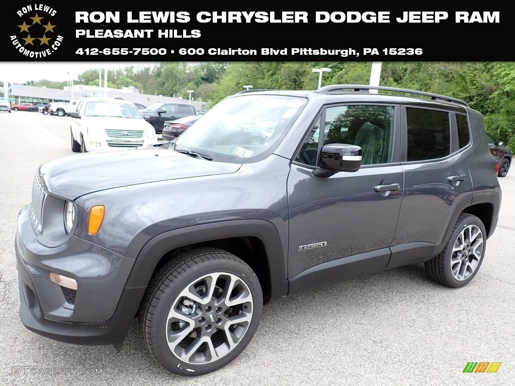 2022 Renegade Limited 4x4 - Graphite Gray / Black photo #1