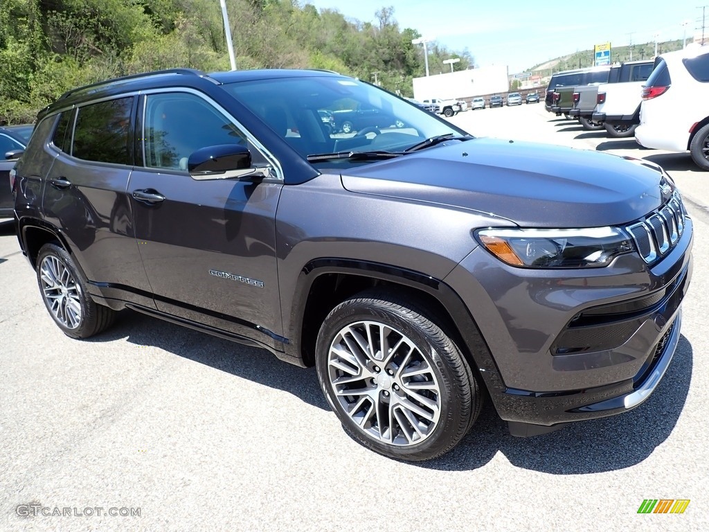 Granite Crystal Metallic 2022 Jeep Compass Limited 4x4 Exterior Photo #144261199
