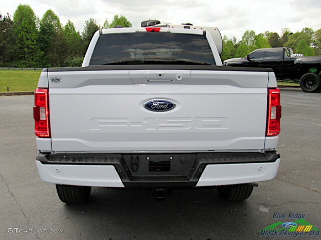 2022 F150 XLT SuperCrew 4x4 - Space White Metallic / Black photo #4