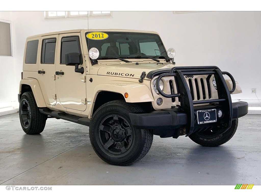 2012 Wrangler Unlimited Rubicon 4x4 - Sahara Tan / Black/Dark Saddle photo #33