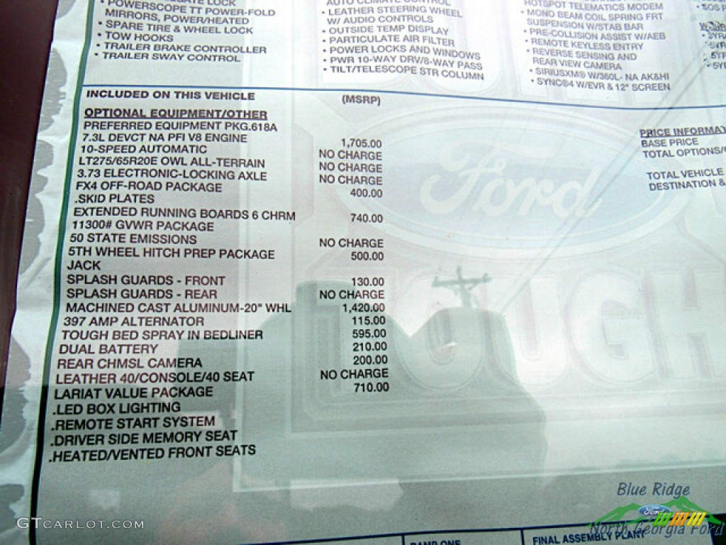 2022 F350 Super Duty Lariat Crew Cab 4x4 - Antimatter Blue / Black Onyx photo #25