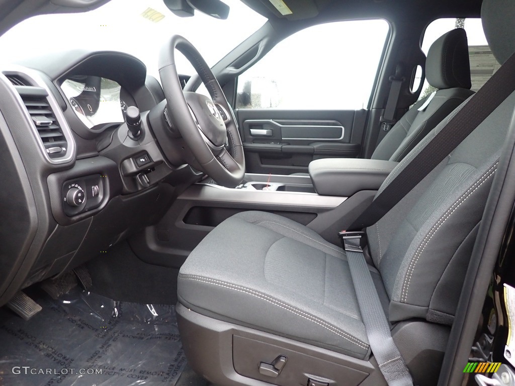 2022 Ram 2500 Big Horn Crew Cab Night Edition 4x4 Front Seat Photo #144262621