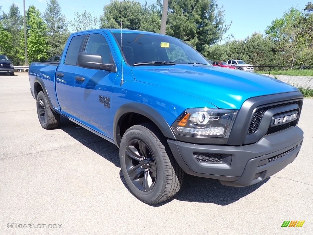 Hydro Blue Pearl 2022 Ram 1500 Classic Quad Cab 4x4 Exterior Photo #144262792