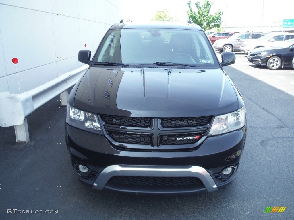 2018 Journey Crossroad AWD - Pitch Black / Black photo #6