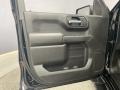 Jet Black 2021 Chevrolet Silverado 1500 Custom Crew Cab Door Panel