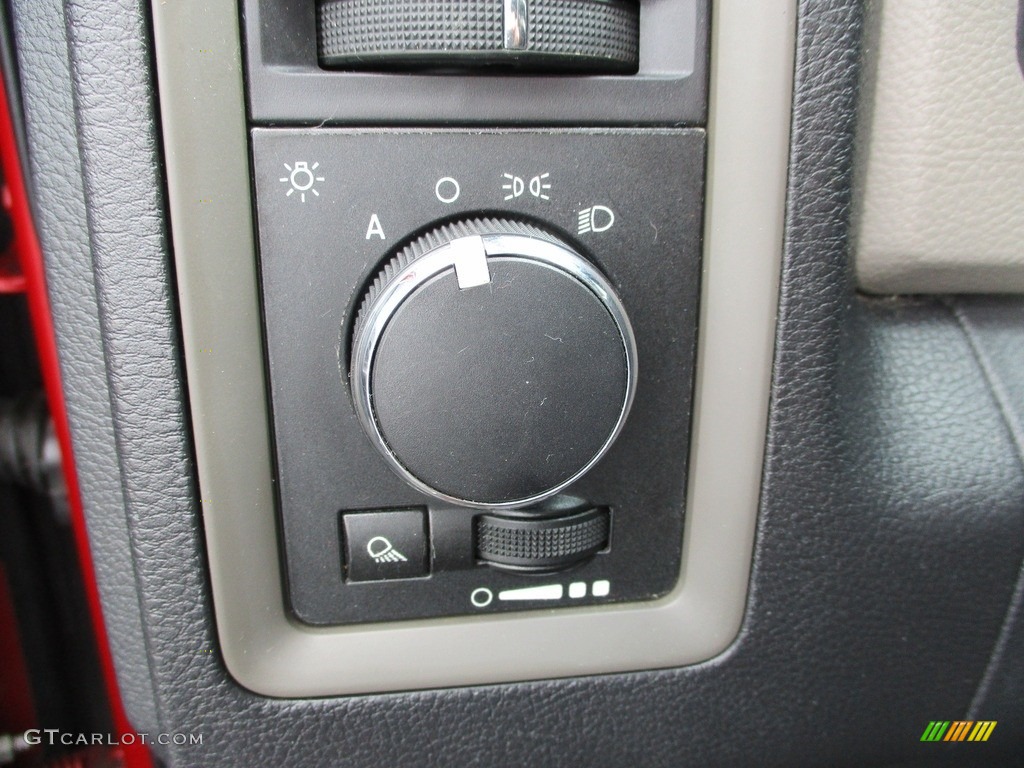 2010 Ram 1500 ST Quad Cab - Inferno Red Crystal Pearl / Dark Slate/Medium Graystone photo #11