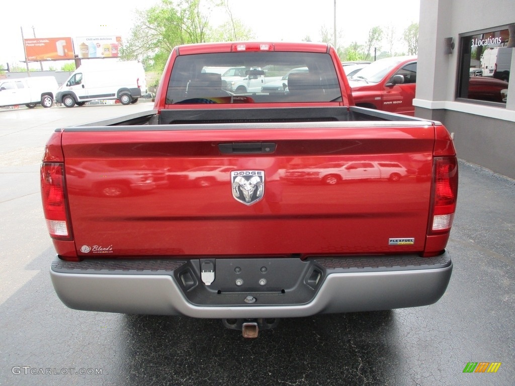 2010 Ram 1500 ST Quad Cab - Inferno Red Crystal Pearl / Dark Slate/Medium Graystone photo #22