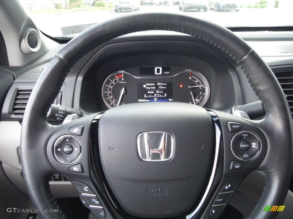 2020 Ridgeline RTL-E AWD - Obsidian Blue Pearl / Gray photo #30