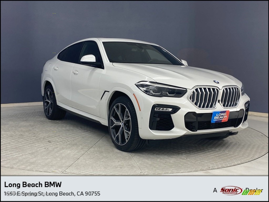 2020 X6 xDrive40i - Mineral White Metallic / Tacora Red photo #1