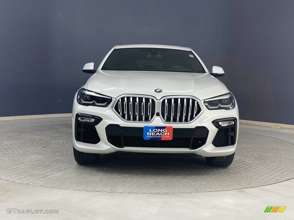 2020 X6 xDrive40i - Mineral White Metallic / Tacora Red photo #2