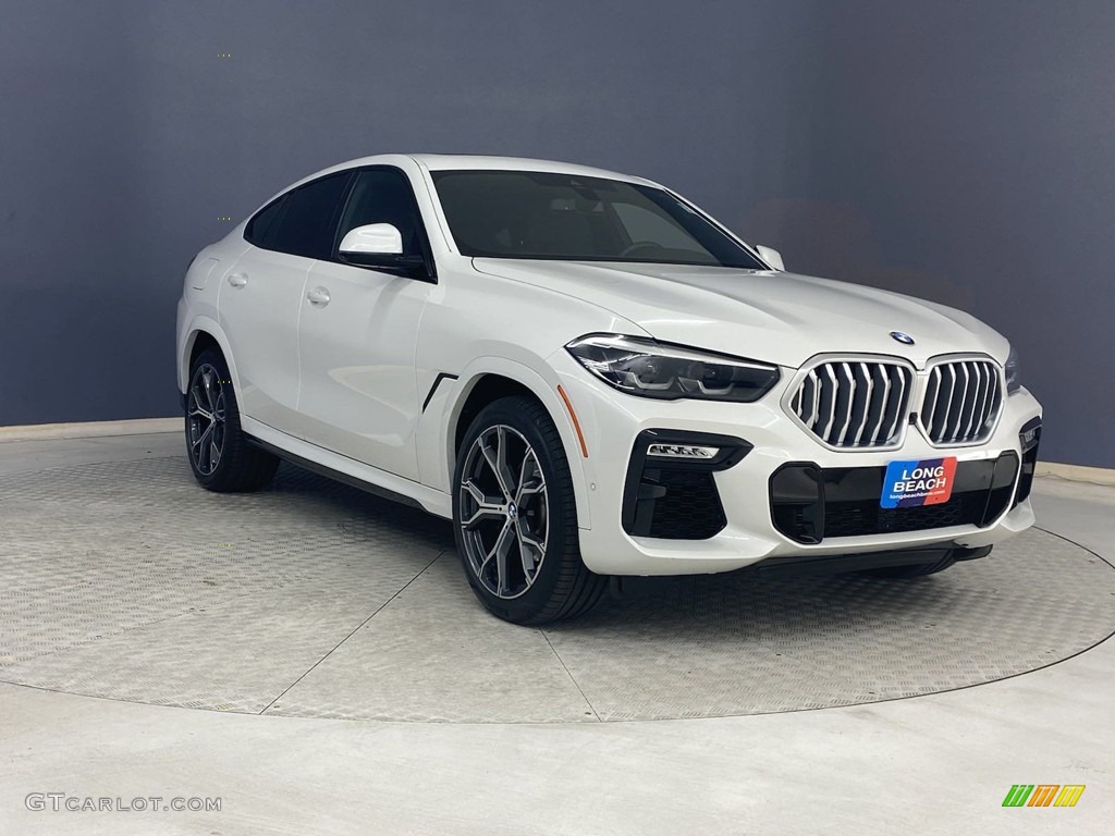 2020 X6 xDrive40i - Mineral White Metallic / Tacora Red photo #38