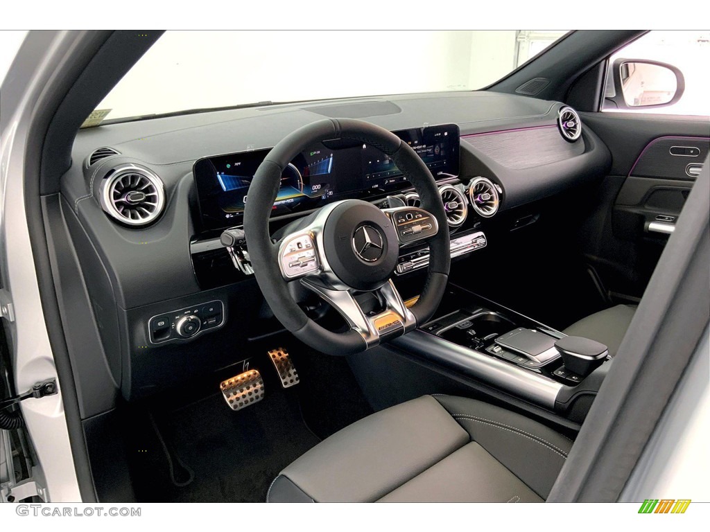 Neva Gray/Black Interior 2022 Mercedes-Benz GLA AMG 35 4Matic Photo #144267067