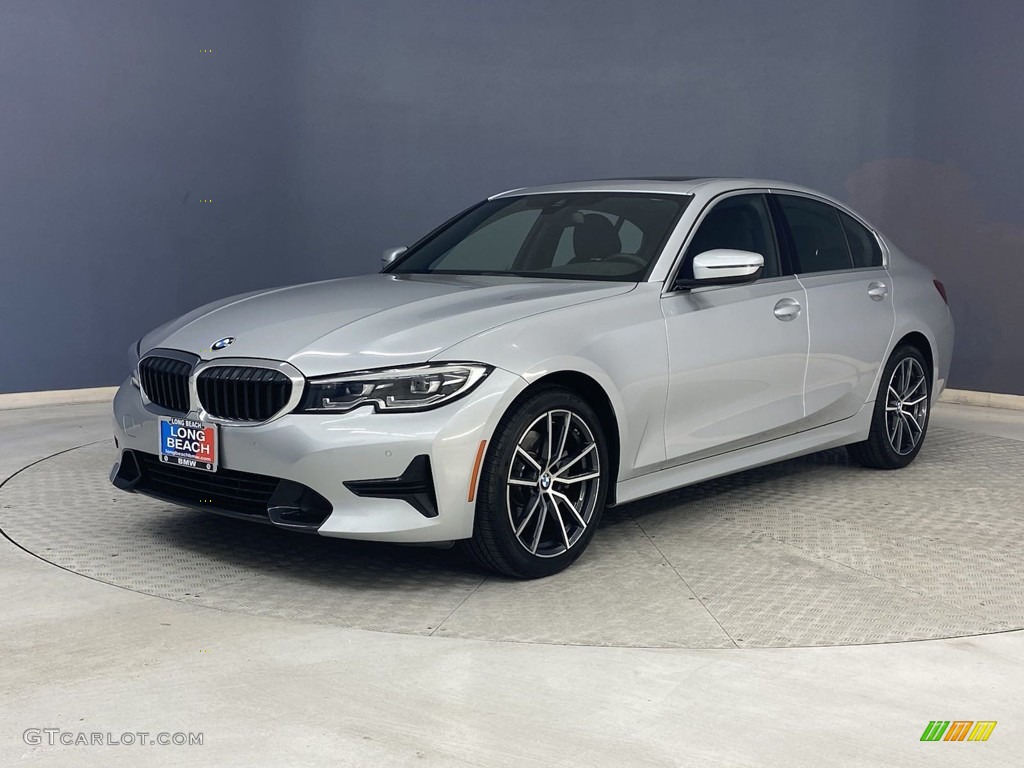 2019 3 Series 330i Sedan - Glacier Silver Metallic / Black photo #3