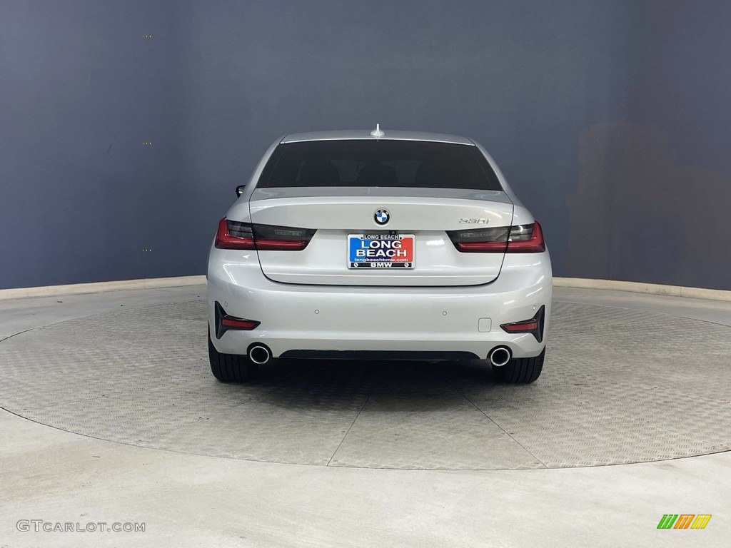 2019 3 Series 330i Sedan - Glacier Silver Metallic / Black photo #4