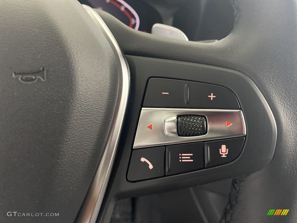 2019 3 Series 330i Sedan - Glacier Silver Metallic / Black photo #19