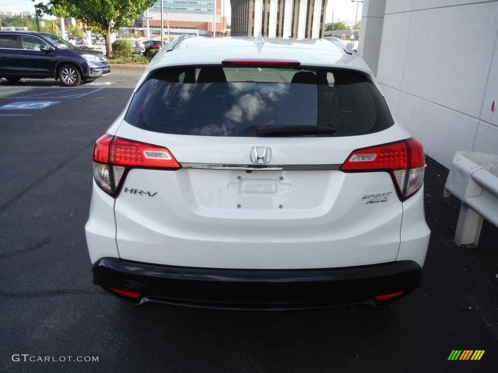 2020 HR-V Sport AWD - Platinum White Pearl / Black photo #8