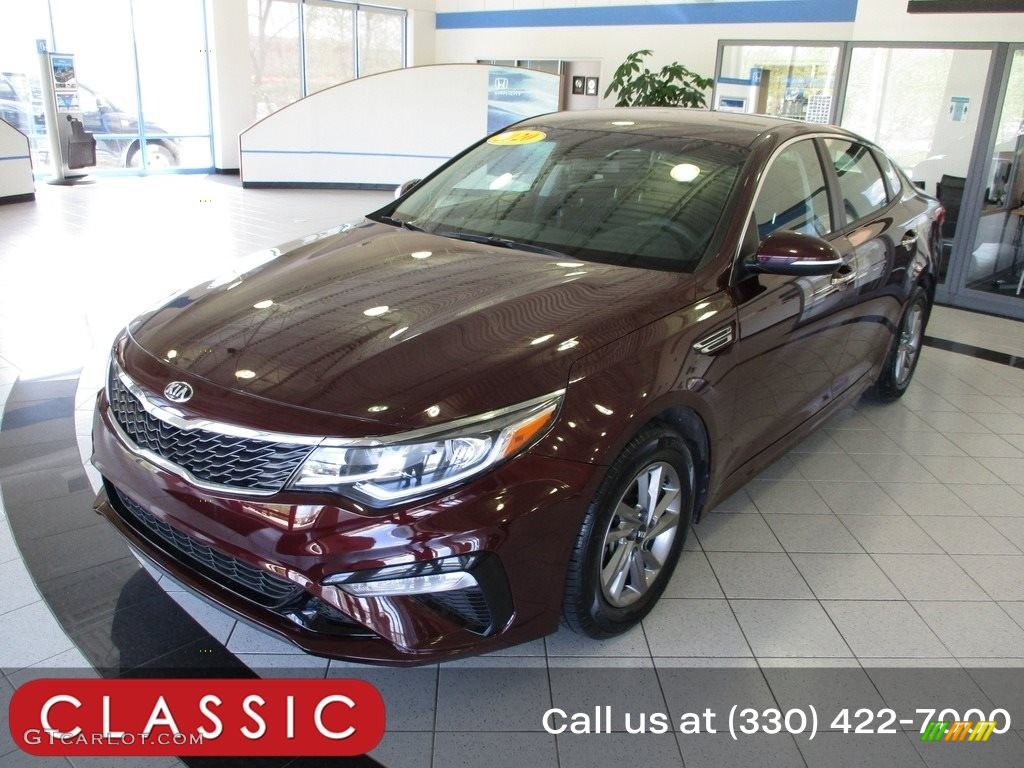 2020 Optima LX - Sangria / Black photo #1