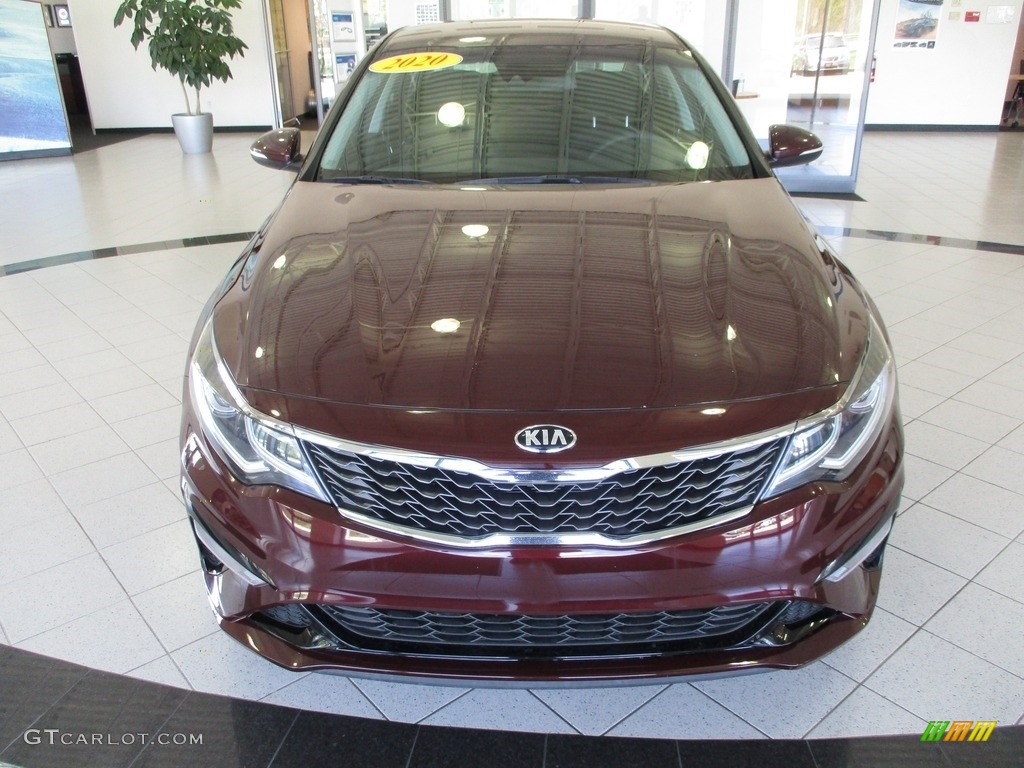 2020 Optima LX - Sangria / Black photo #2