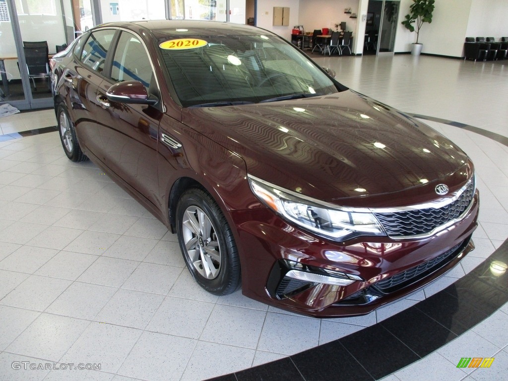 2020 Optima LX - Sangria / Black photo #3