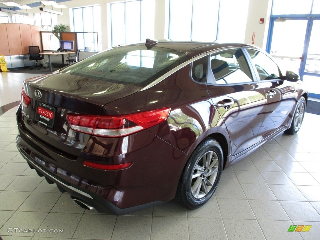 2020 Optima LX - Sangria / Black photo #7