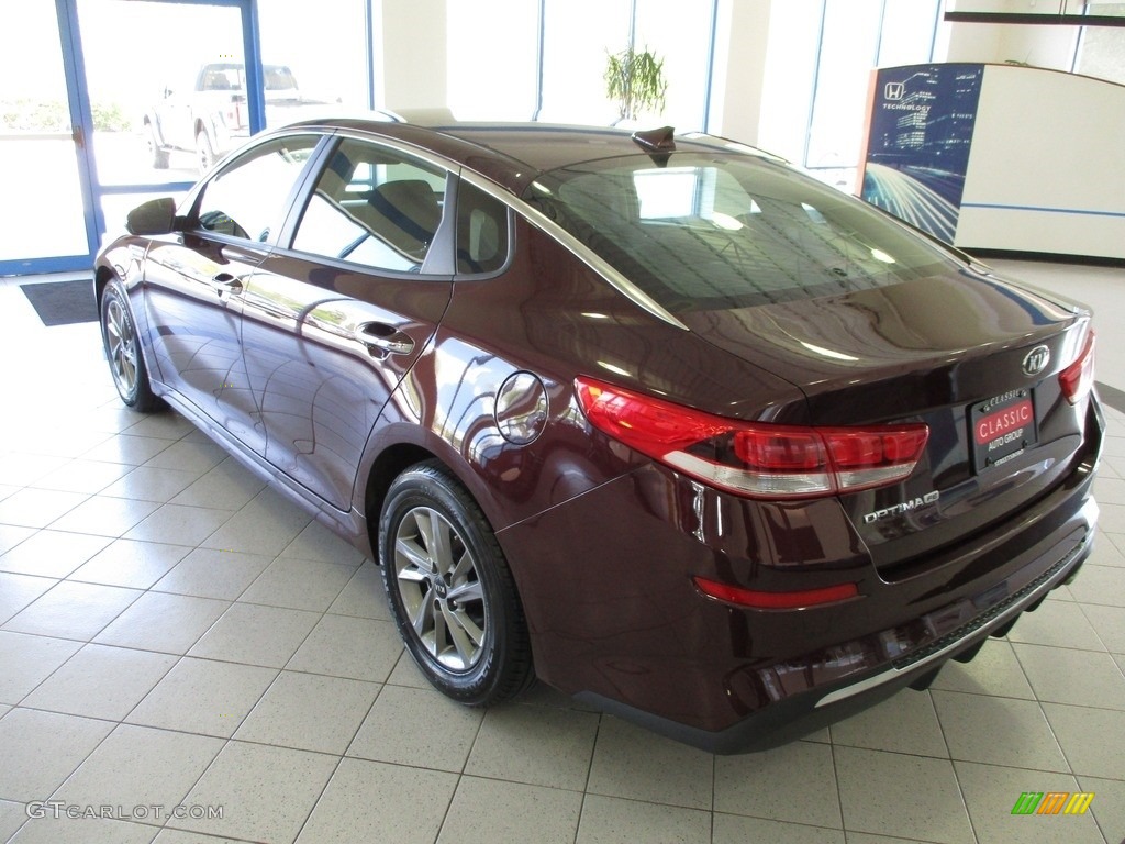 2020 Optima LX - Sangria / Black photo #9