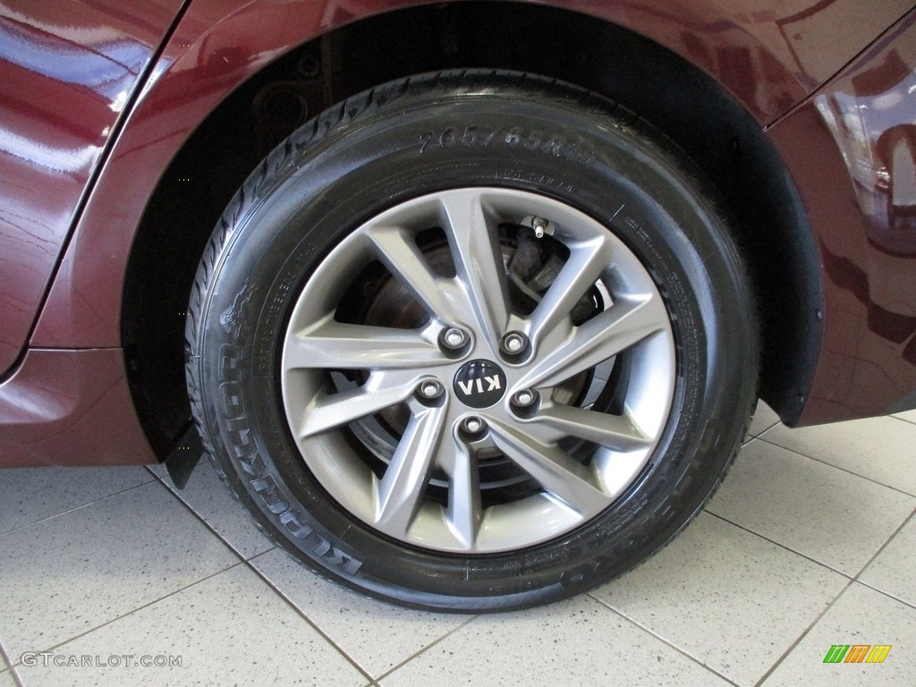 2020 Optima LX - Sangria / Black photo #11