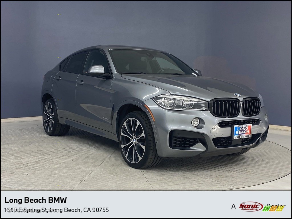 2019 X6 xDrive50i - Space Gray Metallic / Black photo #1