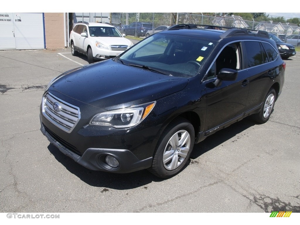 2017 Outback 2.5i - Crystal Black Silica / Slate Black photo #1