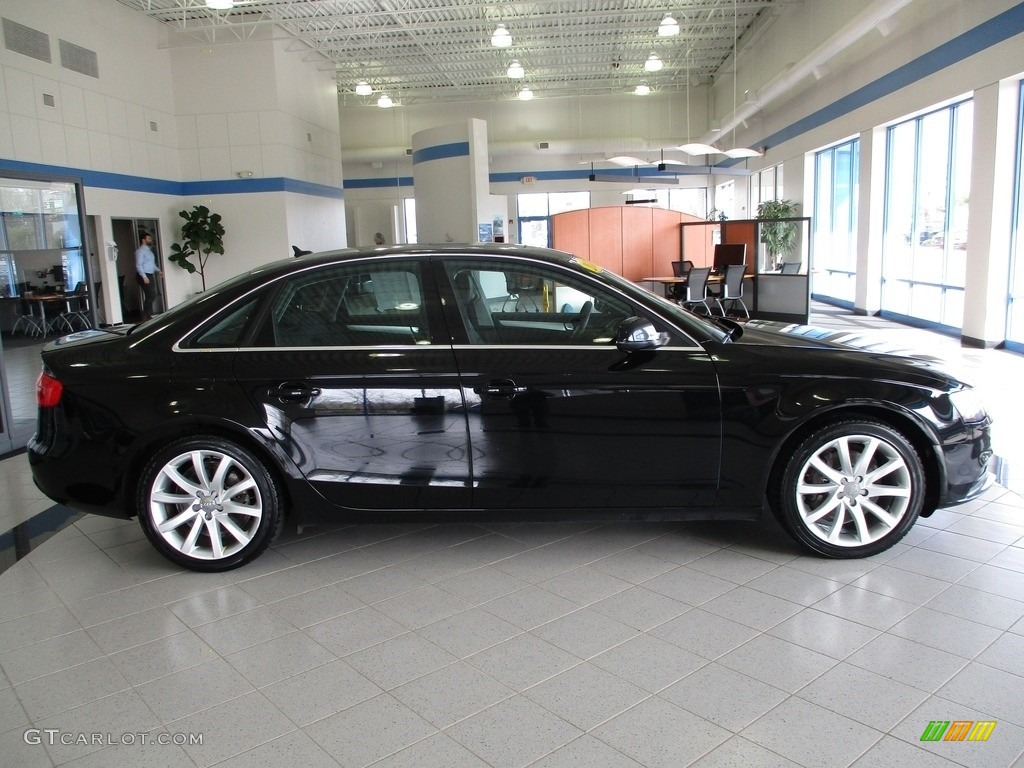 2013 A4 2.0T quattro Sedan - Brilliant Black / Black photo #4