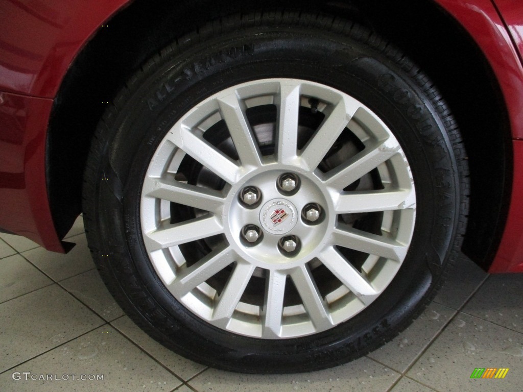 2010 CTS 4 3.0 AWD Sedan - Crystal Red Tintcoat / Light Titanium/Ebony photo #6