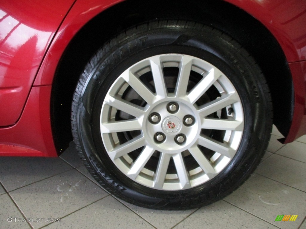 2010 CTS 4 3.0 AWD Sedan - Crystal Red Tintcoat / Light Titanium/Ebony photo #11