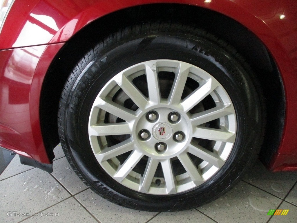 2010 CTS 4 3.0 AWD Sedan - Crystal Red Tintcoat / Light Titanium/Ebony photo #12