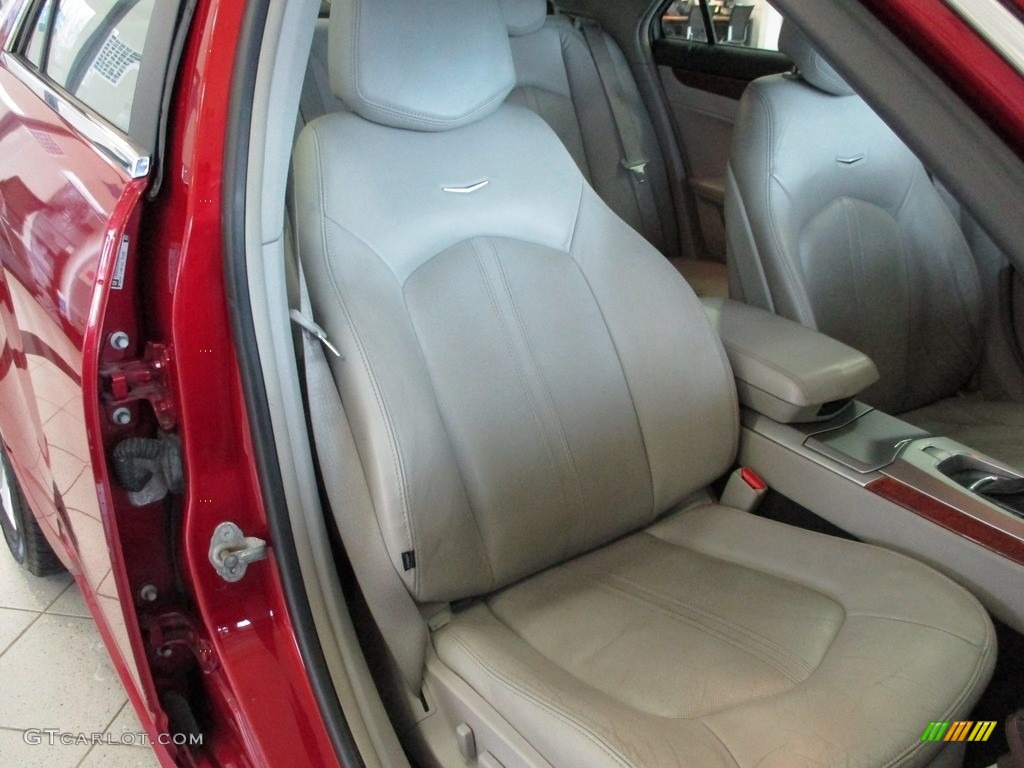 2010 CTS 4 3.0 AWD Sedan - Crystal Red Tintcoat / Light Titanium/Ebony photo #18