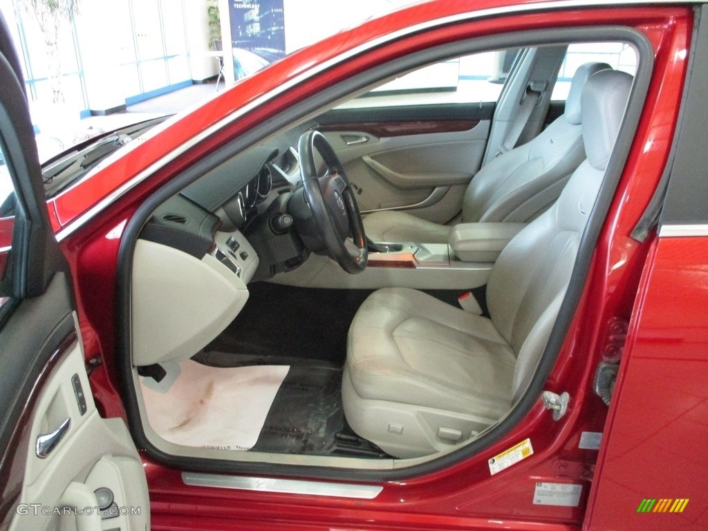 2010 CTS 4 3.0 AWD Sedan - Crystal Red Tintcoat / Light Titanium/Ebony photo #27