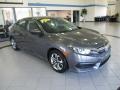 Modern Steel Metallic - Civic LX Sedan Photo No. 3