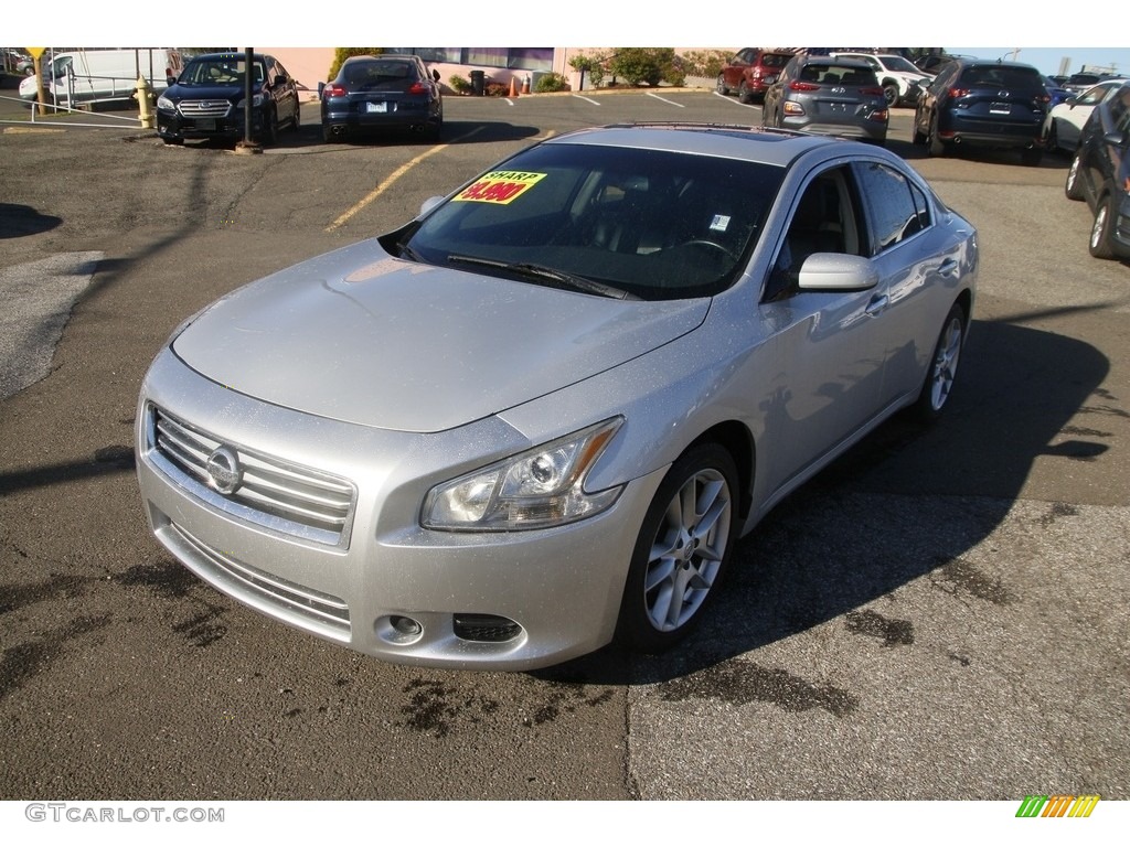 2013 Maxima 3.5 S - Brilliant Silver / Charcoal photo #1