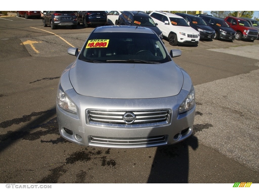 2013 Maxima 3.5 S - Brilliant Silver / Charcoal photo #2