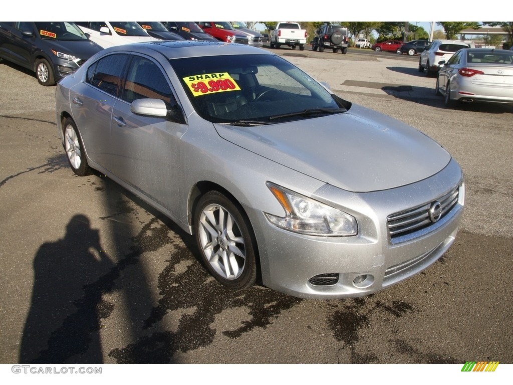 2013 Maxima 3.5 S - Brilliant Silver / Charcoal photo #3