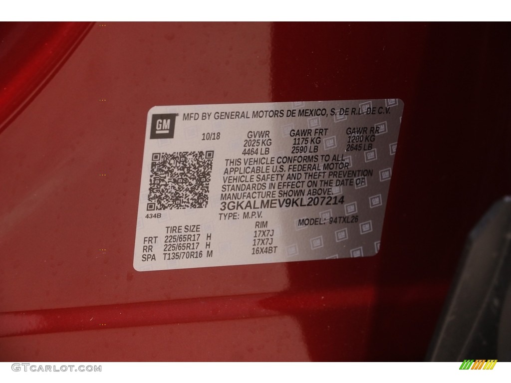 2019 Terrain SLE - Red Quartz Tintcoat / Jet Black photo #20