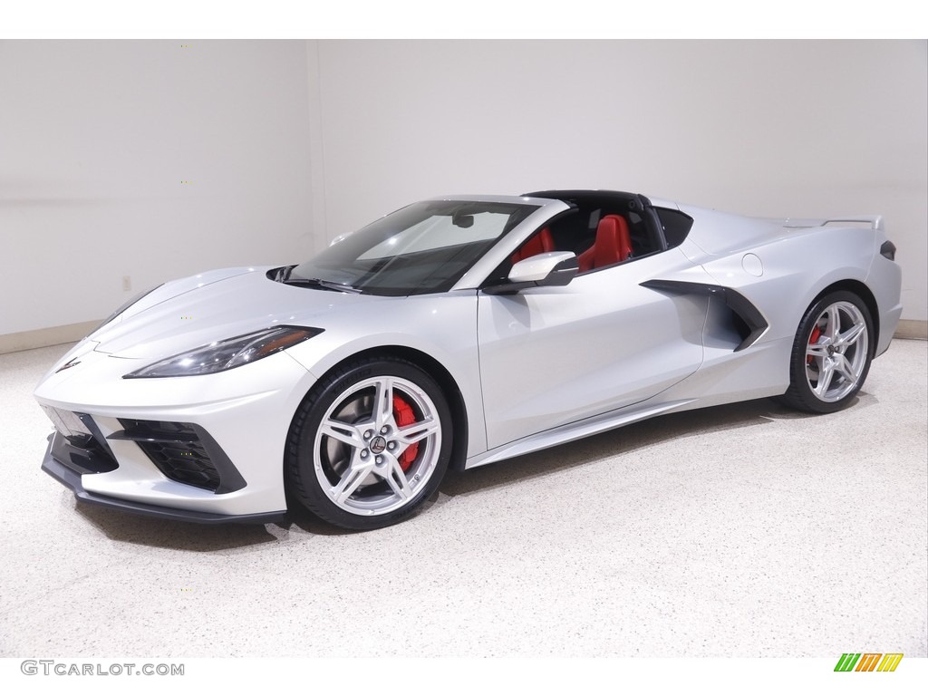 Silver Flare Metallic 2021 Chevrolet Corvette Stingray Coupe Exterior Photo #144272512