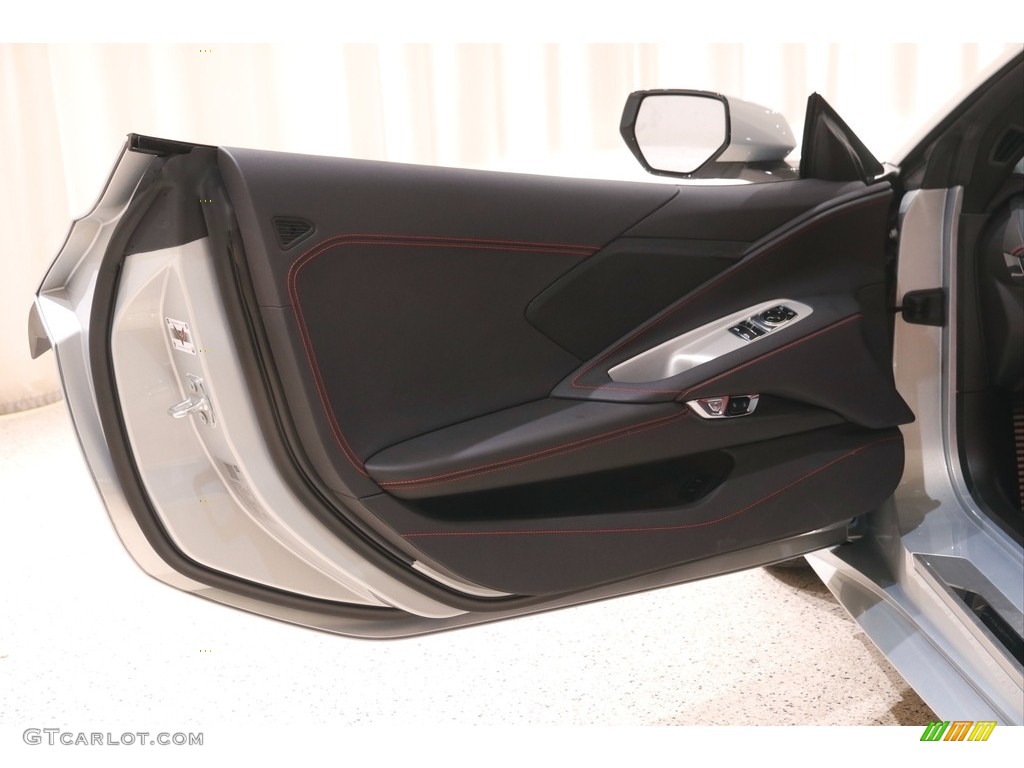 2021 Chevrolet Corvette Stingray Coupe Adrenaline Red Door Panel Photo #144272515